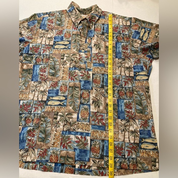 Reyn Spooner Size XL Vintage Hawaiian Print Shirt - Picture 6 of 7